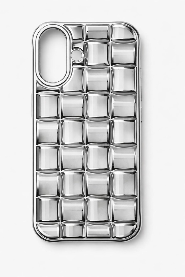 empire 背面クリア 透明 ソフト TPU かわいい スマホケース (シルバー,iPhone16)