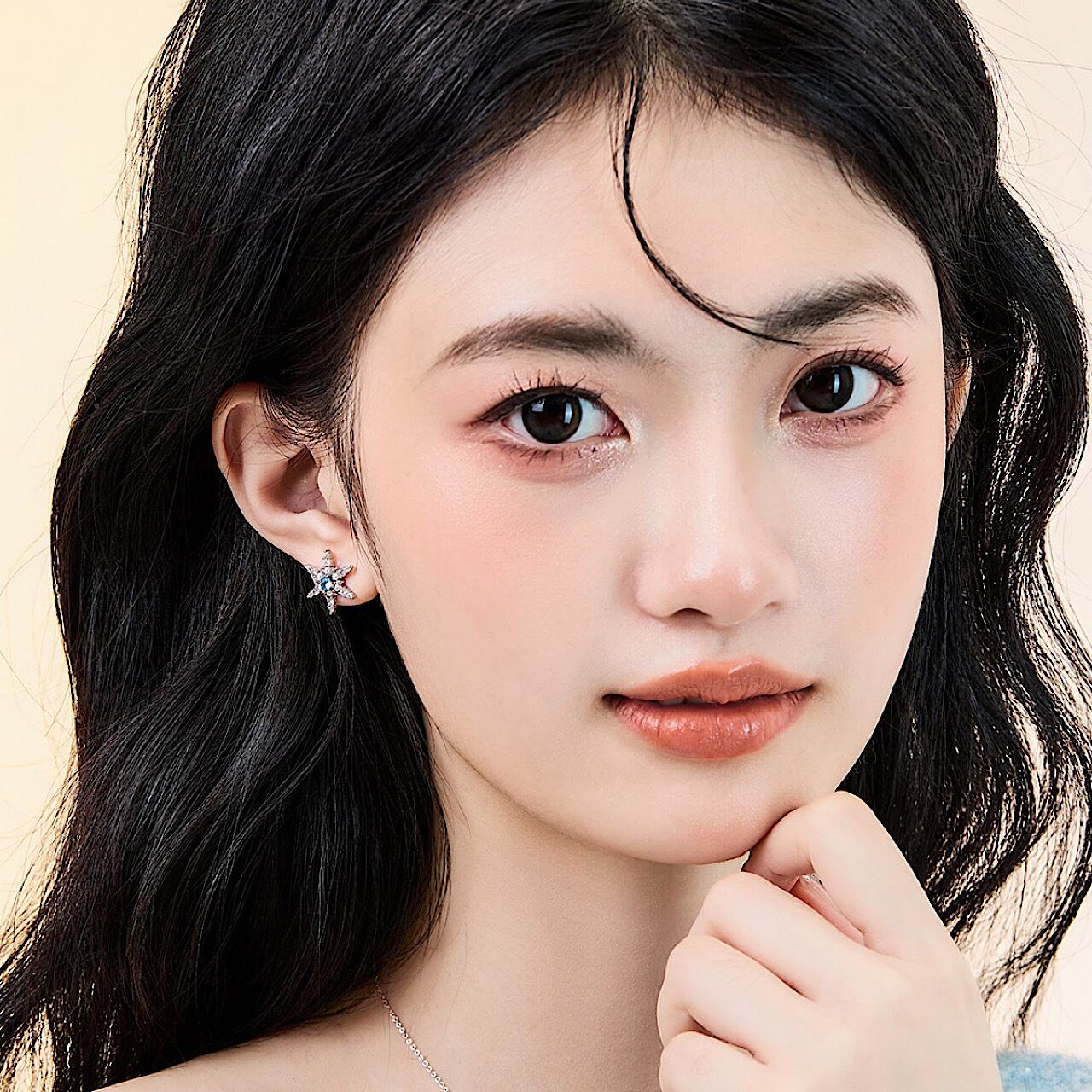 キラキラ水晶とパールのピアス 天然石クリスタルの雫×淡水パール ピアス 14Kgf アレルギー対応