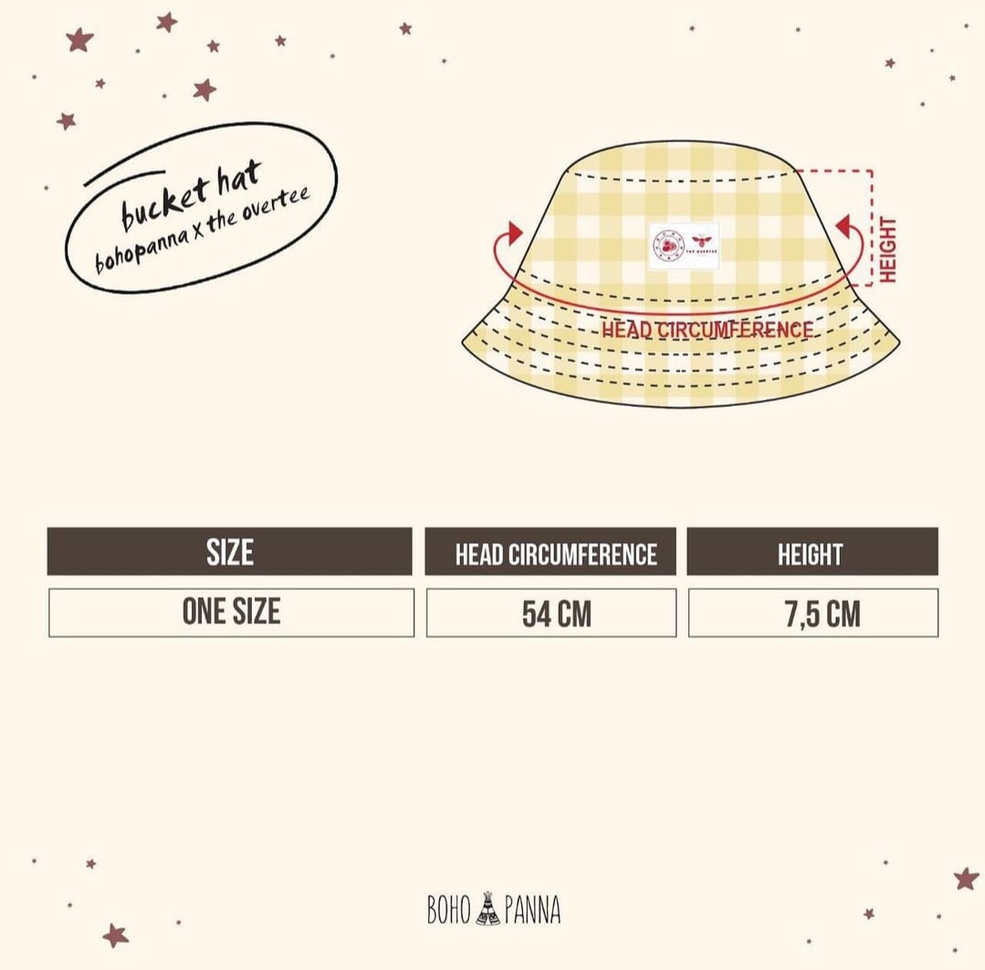 Boho baby/Bucket hat 3colours♡unisex バケットハット