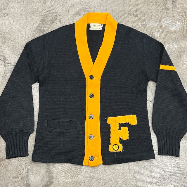 50S BETHLEHEM 2TONE VARSITY CARDIGAN