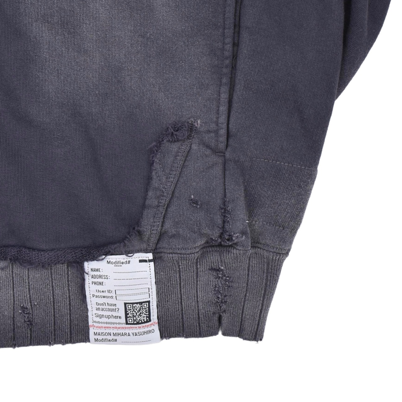 【Maison MIHARA YASUHIRO】SUN FADED SWEAT PARKA - 9