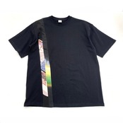 【tshirts89】KIMONO T-SHIRTS BLACK