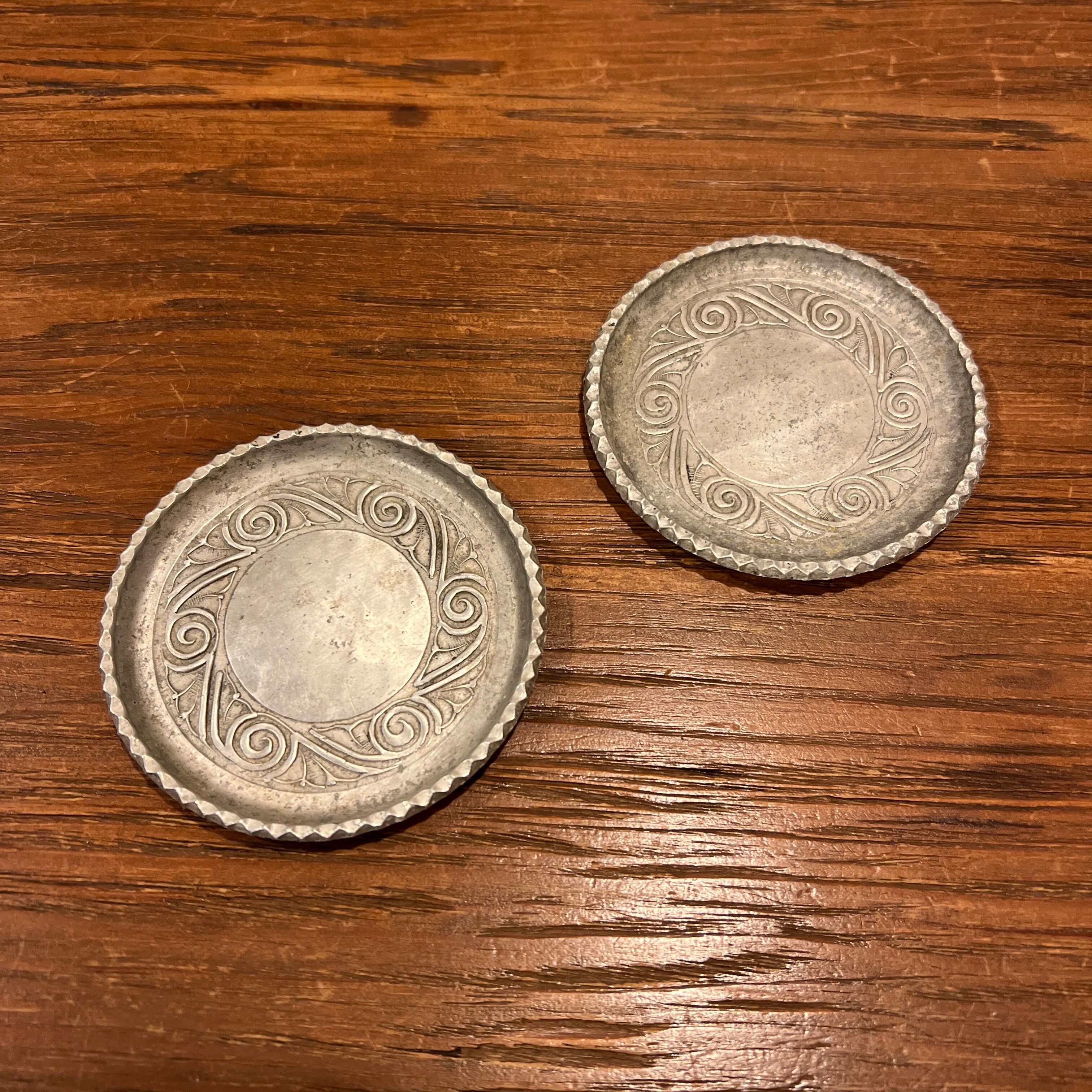 アルミのコースター ヴィンテージ 2枚セット