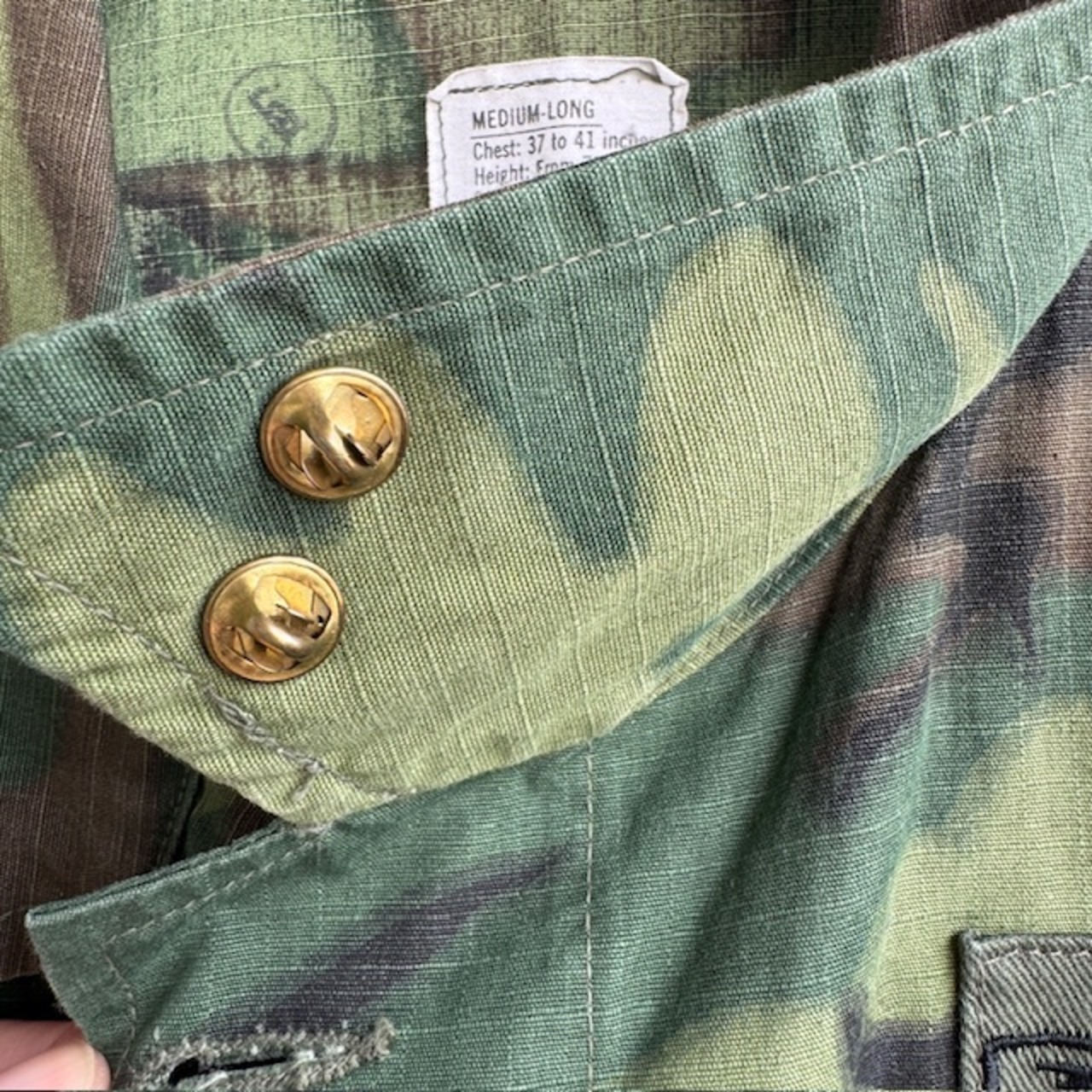 Jungle Fatigue Jacket 70s リーフカモ 画像6