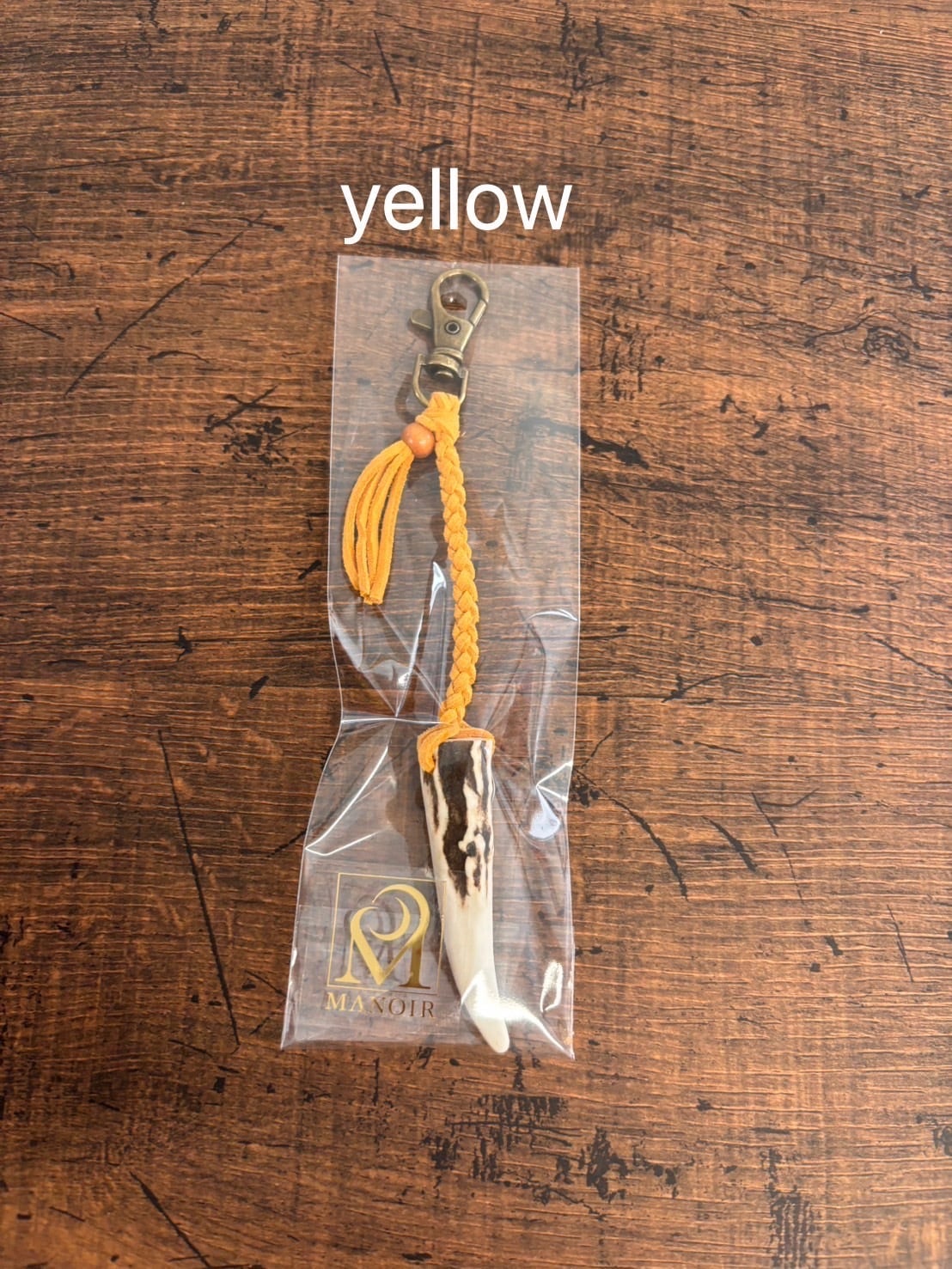 送料込】北海道森町・エゾ鹿の角のキーホルダー 1個 | MANOIR LABO