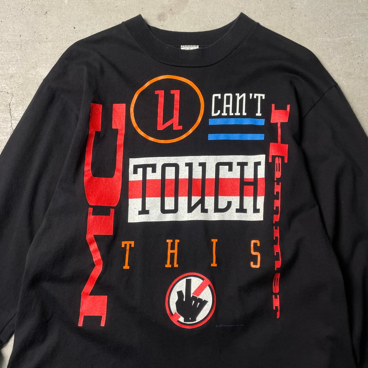 90年代 MC Hammer MCハマー ラップTシャツ ロングTシャツ メンズM 古着 