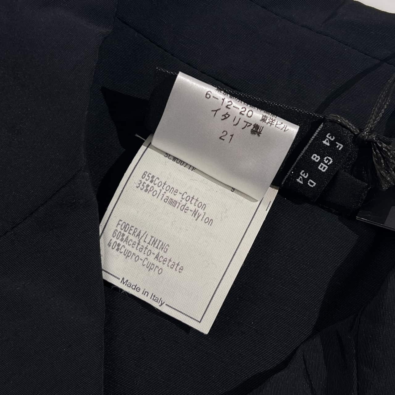 新品 タグ付き イタリア製 Samsonite サムソナイト ダブル トレンチコート I 38/ブラック系 レディース 春夏