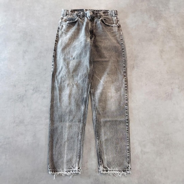 リーバイス550 Levis W33 ブラックデニム 古着 90s 20354
