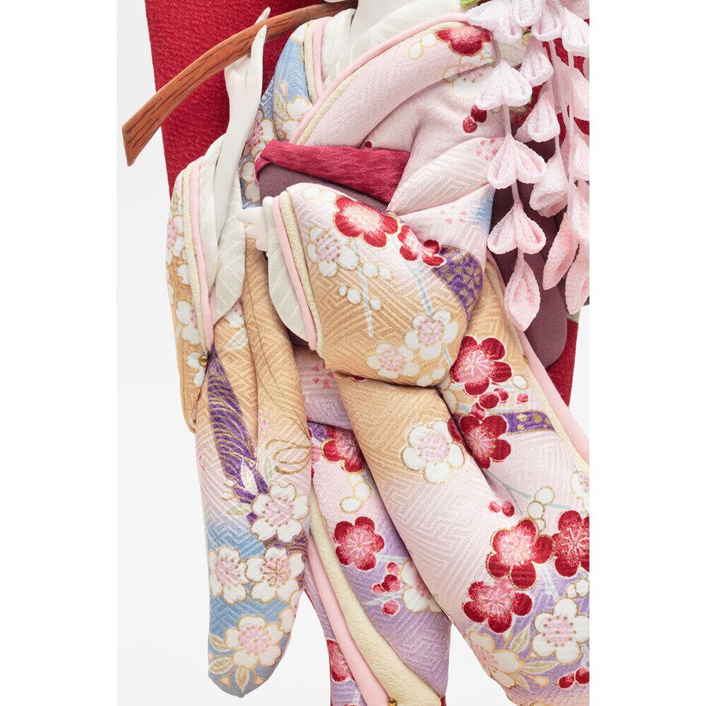 羽子板 | 久月 藤娘友禅 タモアクリルケース| 初節句 正月飾り