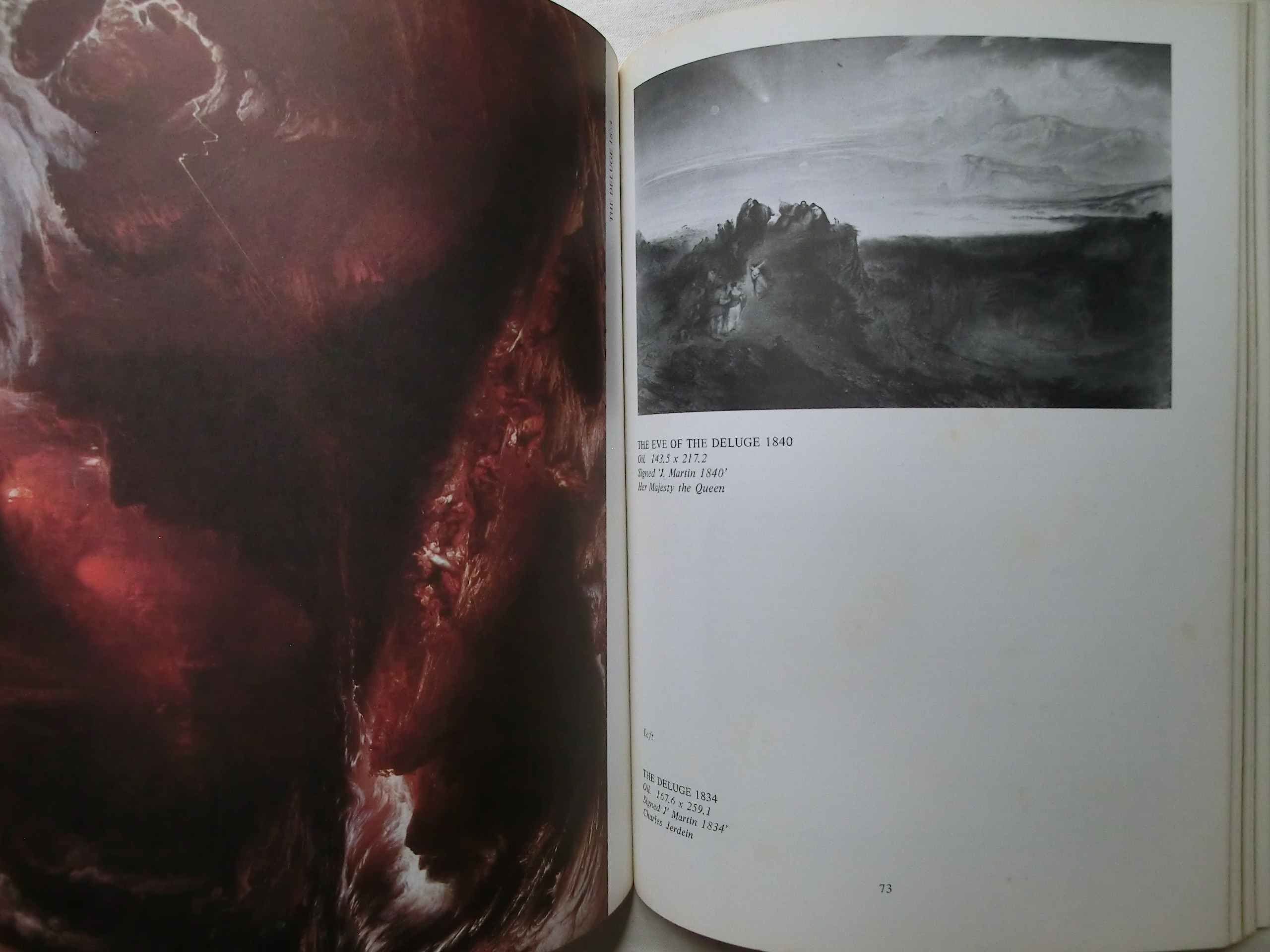 洋書◆ロマン主義 画集 作品写真集 本 絵画 ジョン・マーティン John Martin 19世紀 ロマン主義 幻想画 ロマン派