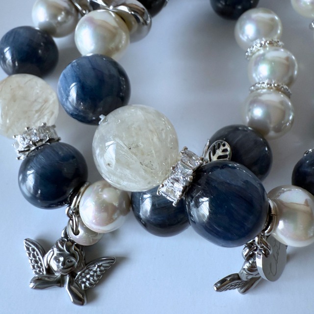 -Ocean Angel Kyanite Bracelet-2点限定