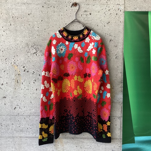 KENZO Made in Italy floral knit