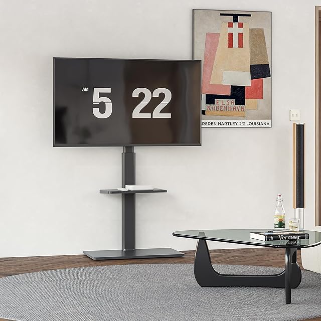 FITUEYES テレビスタンド 32～60インチ対応 棚付き 壁寄せテレビ