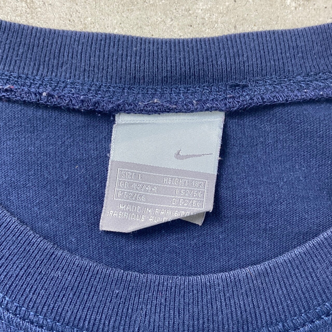 NIKE ナイキ ロングTシャツ ロンT スモールスウォッシュ メンズL 古着