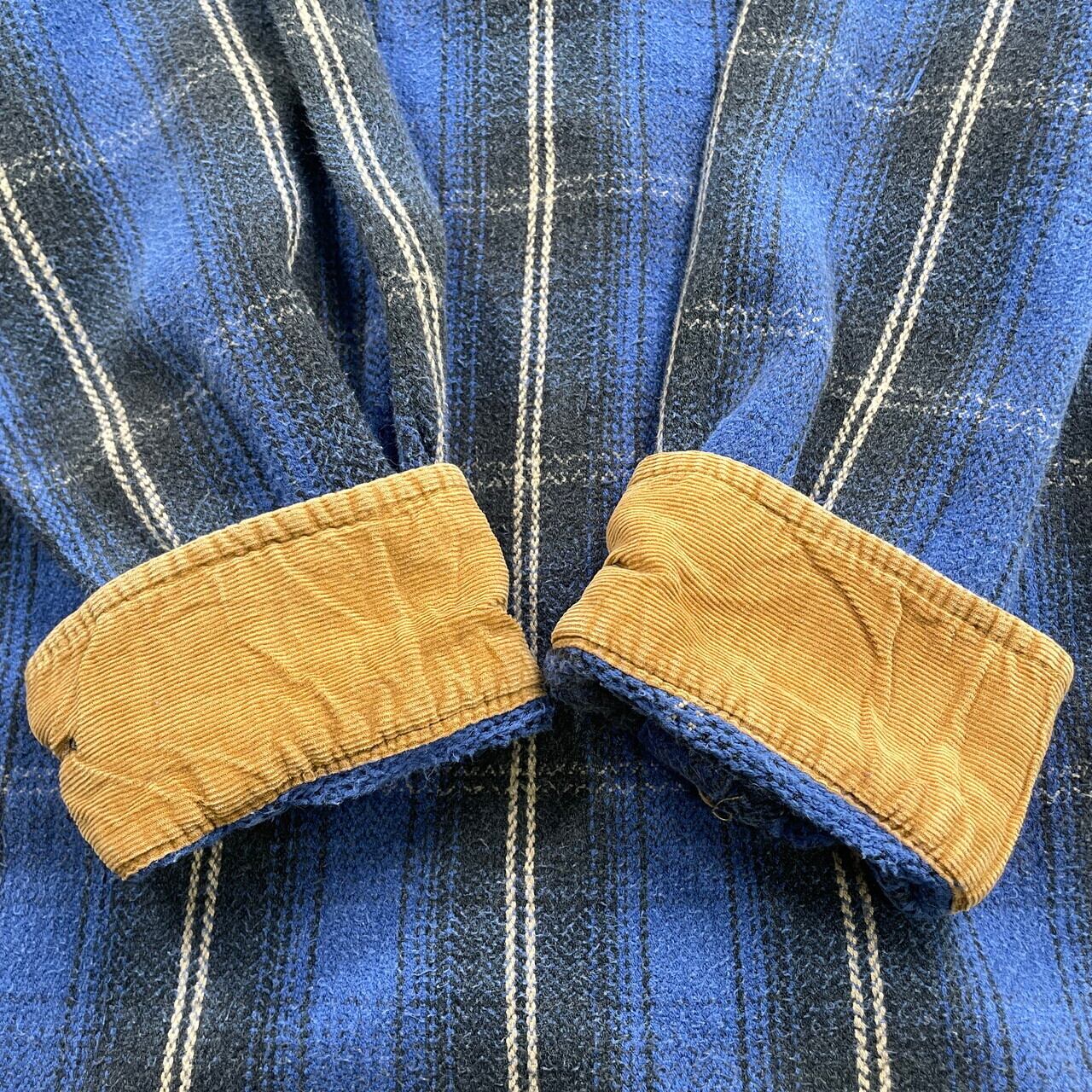 00年代 ST JOHN'S BAY チェックシャツ ヘビーネルシャツ メンズXL 古着