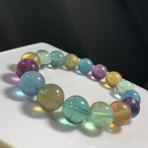 カラフル フローライト ブレスレット