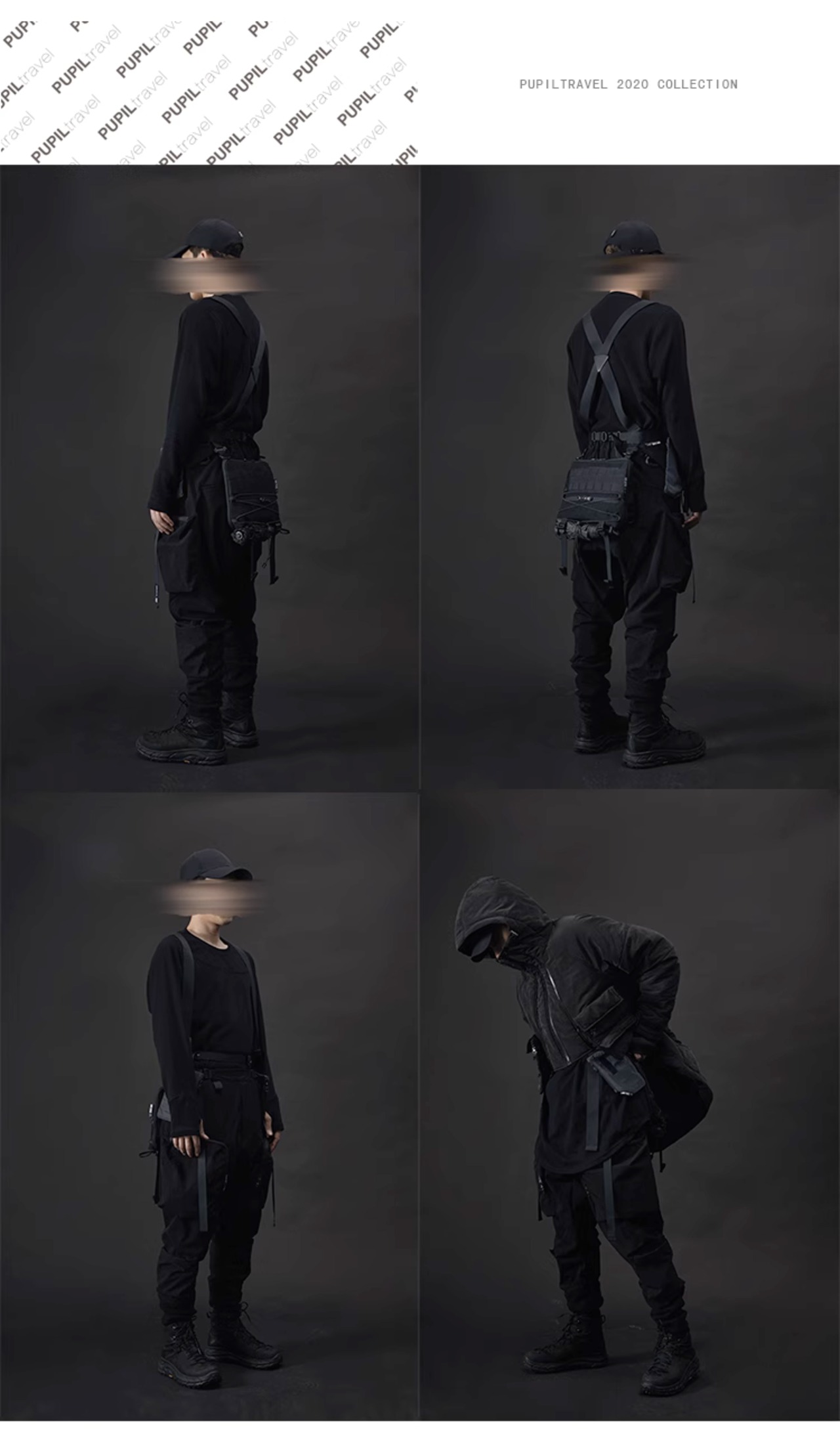 PUPIL TRAVEL 20SS ビッグポケットテーパードパンツ