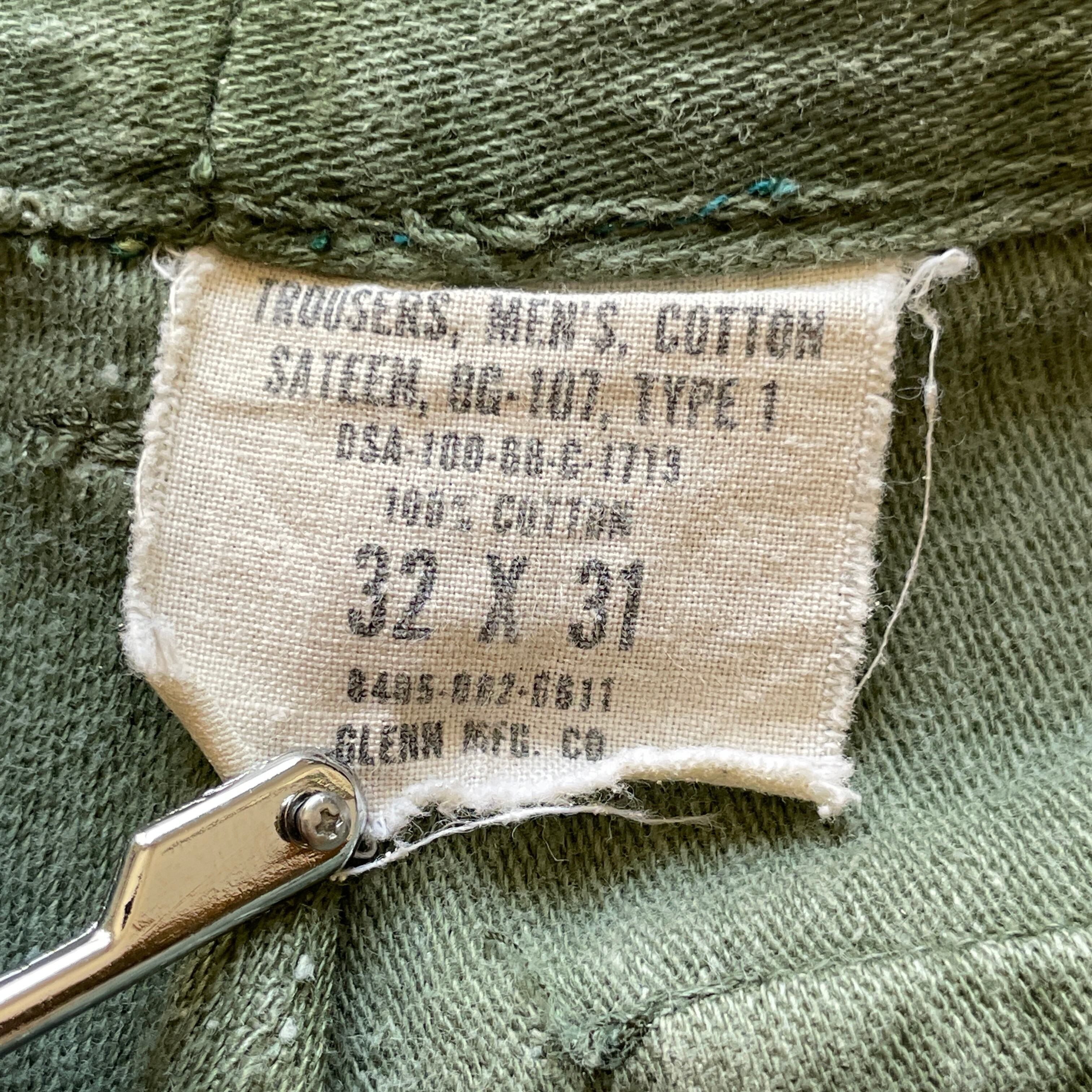 難あり】米軍実物 U.S.ARMY ベイカーパンツ 60s アメリカ軍 実物 US