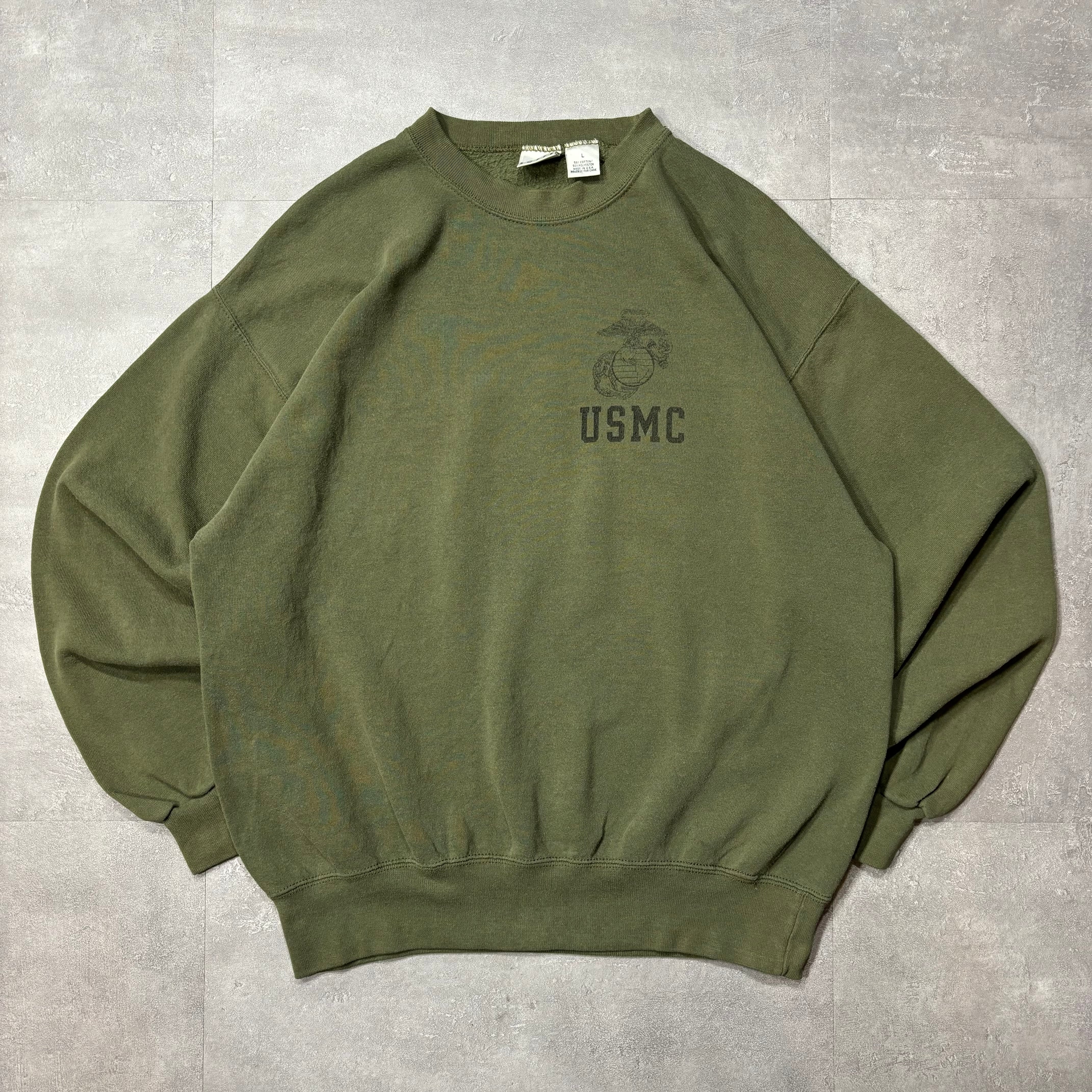 《L》 M.J.SOFFE エムジェーソフィー USMC アメリカ海兵隊 スウェット USA製 90年代 vintage no.3997