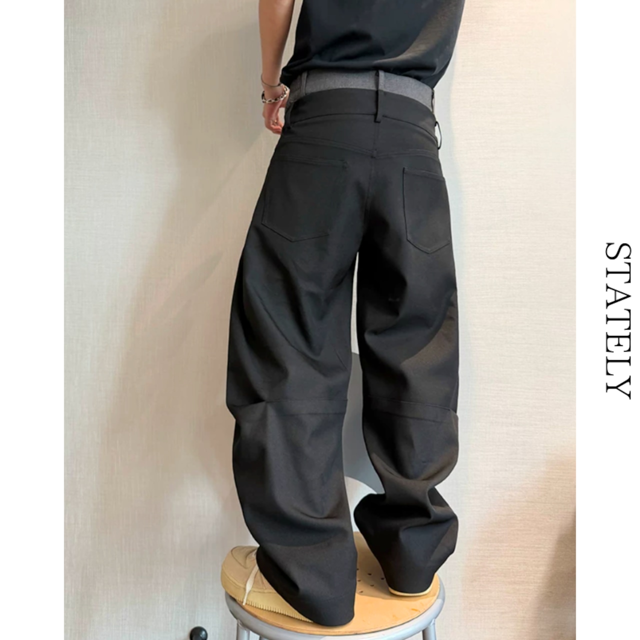 Double Waist バレルパンツ_B21・画像11