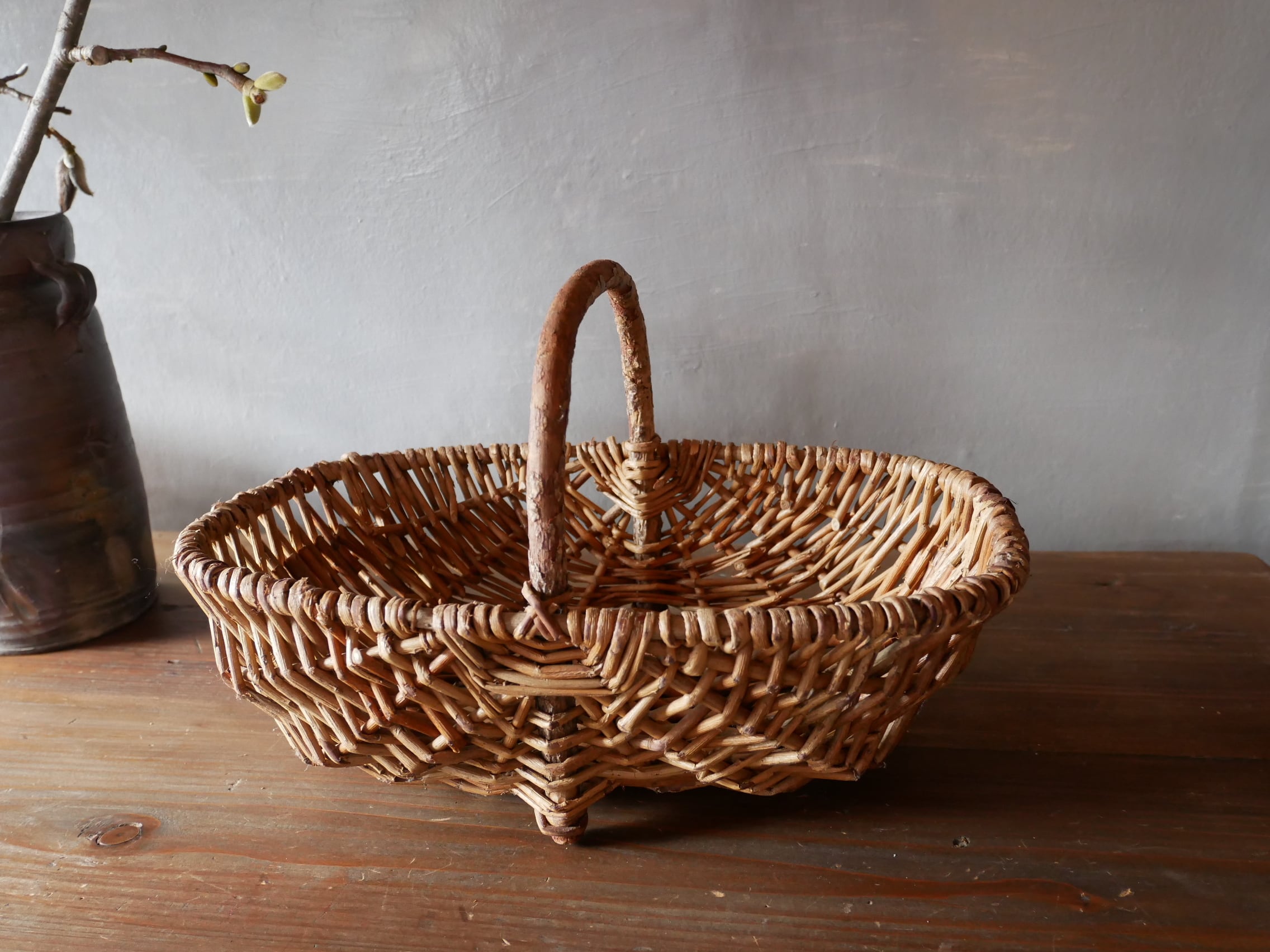 フランスアンティーク パニエ バスケット
