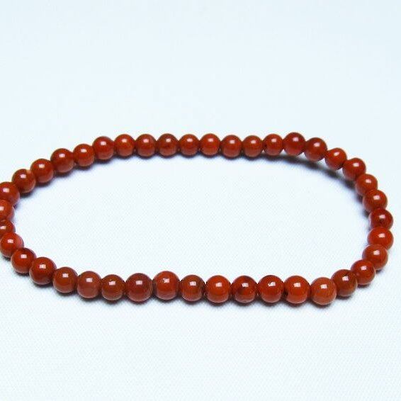 ナンホーンアゲート ブレスレット 5mm アゲート ブレス 一点物 メール便可 [M便 1/10] 111-47509
