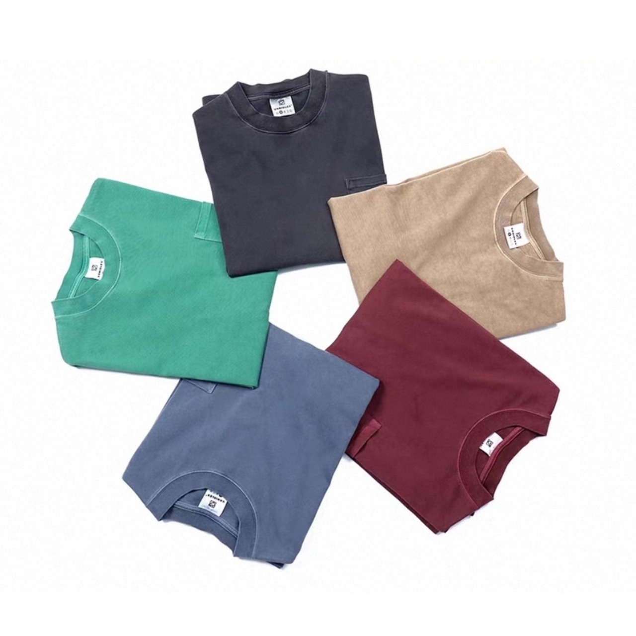 Oversized pocket long sleeve tee 1072 - 14