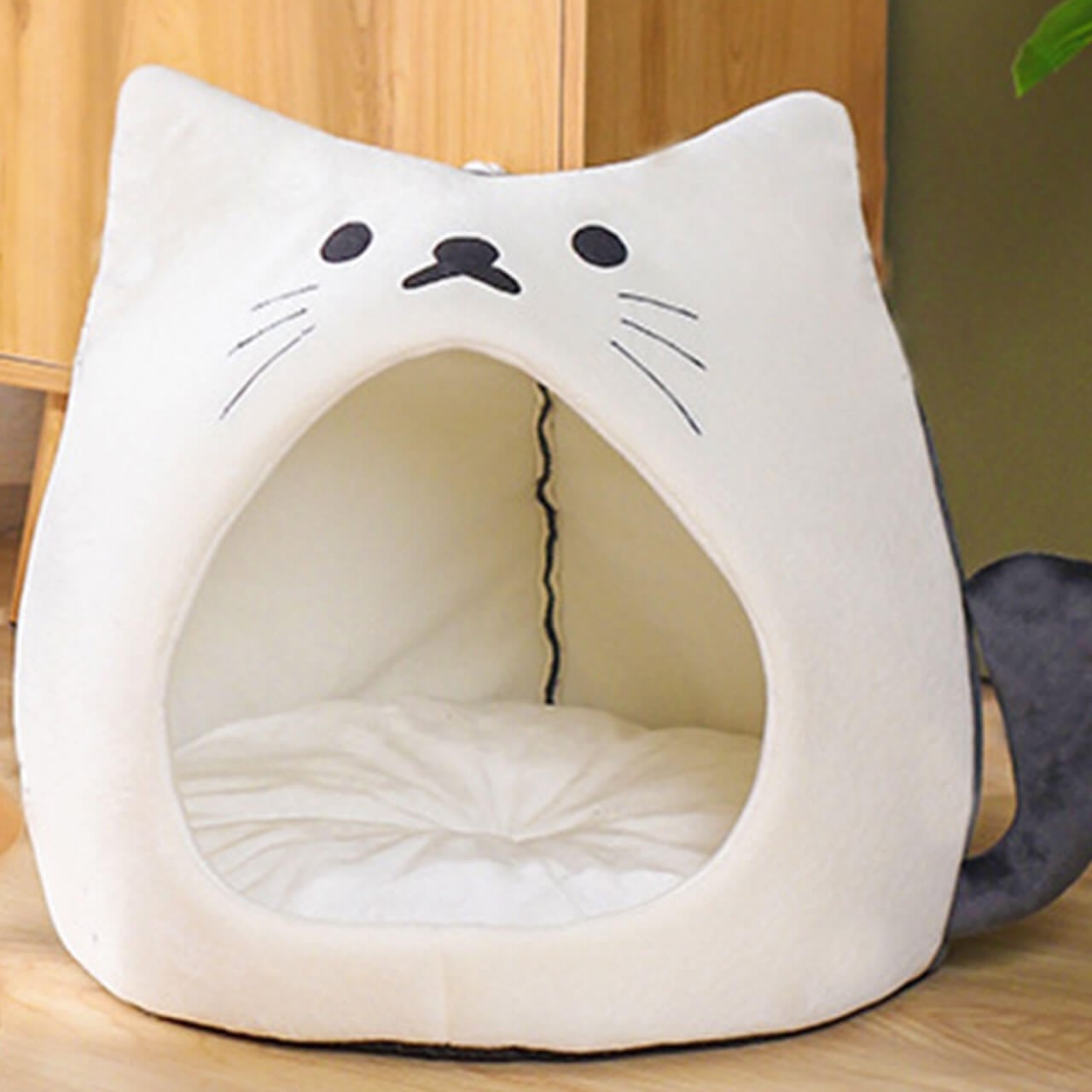 猫用ベッド かまくらベッド ベージュ FAVORITE PETS - ベッド