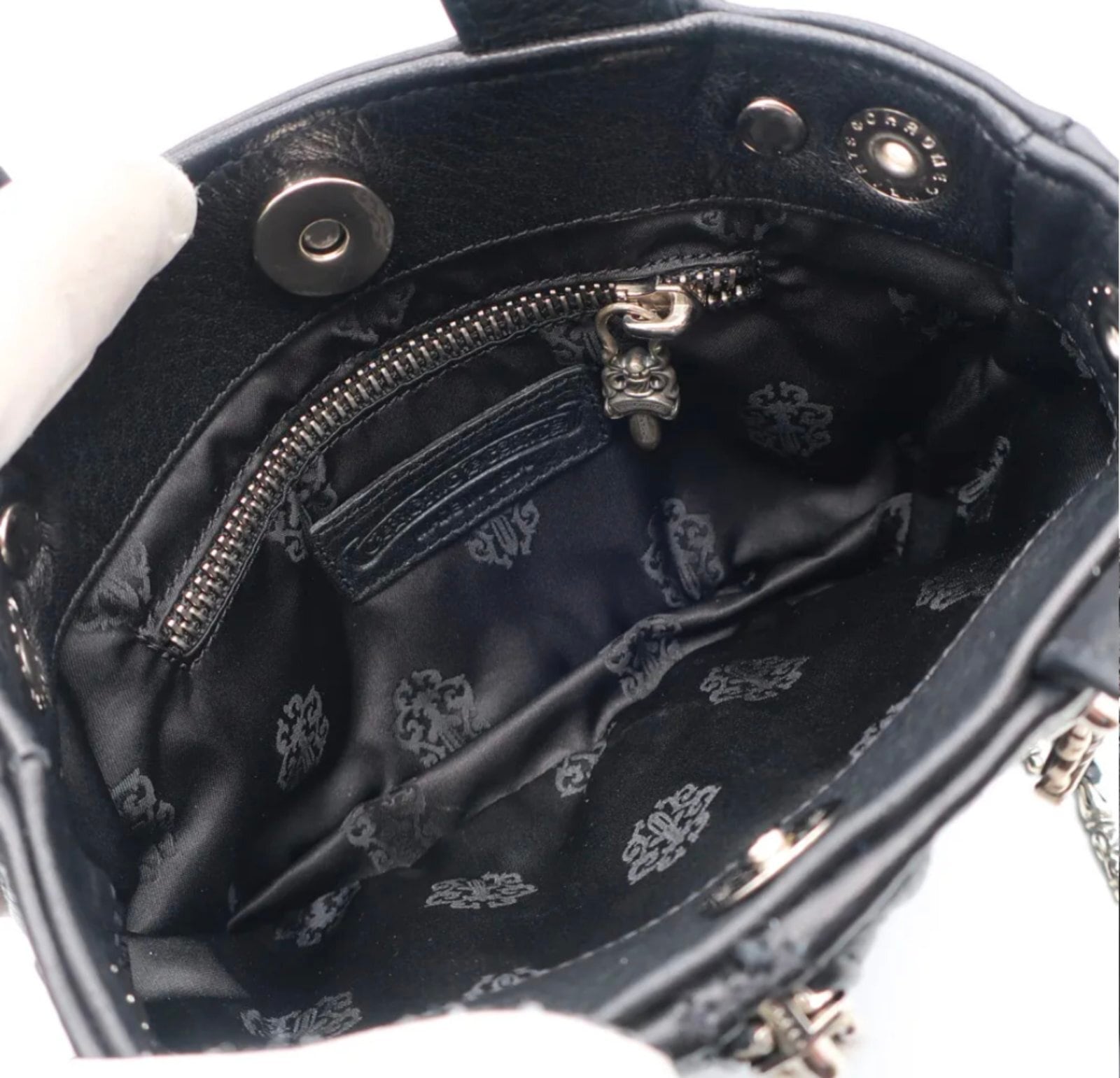 CHROME HEARTS クロムハーツ CH ハンドバッグ JJディーン ミニ JJ DEAN