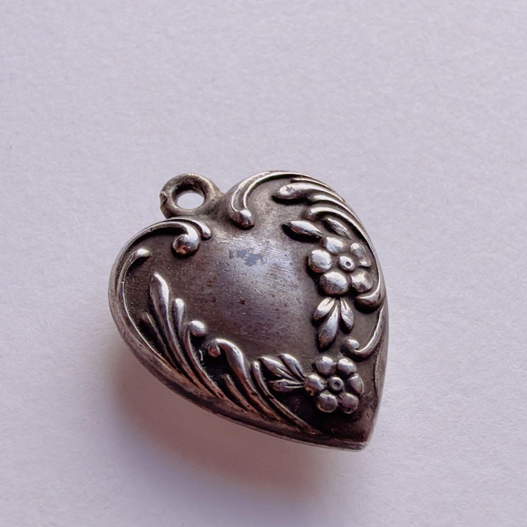【J360】10s -40s 勿忘草 スウィートハートジュエリー ヴィンテージ チャーム