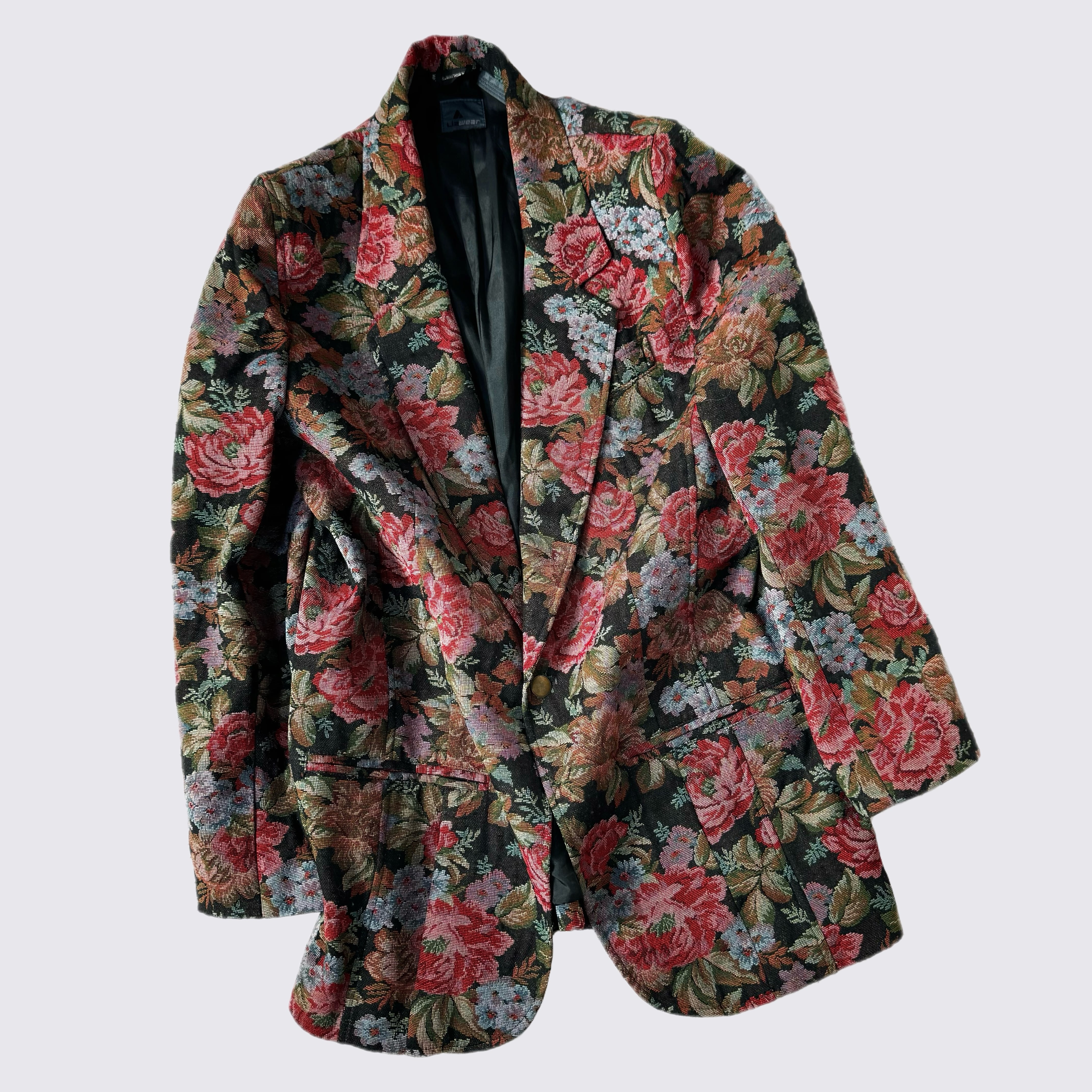 90's Lizwear ゴブラン花柄テーラードジャケット | 弥勒 -MIROKU- 90's Lizwear ゴブラン花柄テーラードジャケット | 弥勒 -MIROKU-