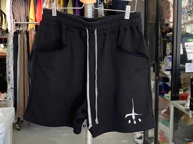 CVTVLIST SWEAT SHORT PANTS BLACK SILVER 1 59065