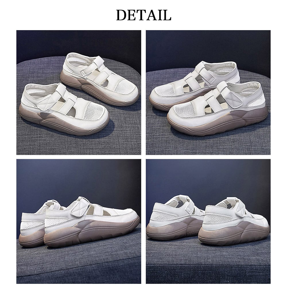 メッシュ スニーカー レディース 韓国 厚底 シューズ 通気性 春夏 蒸れない 歩きやすい マジックテープ 運動 スポーツ アウトドア 大人可愛い 大人女子