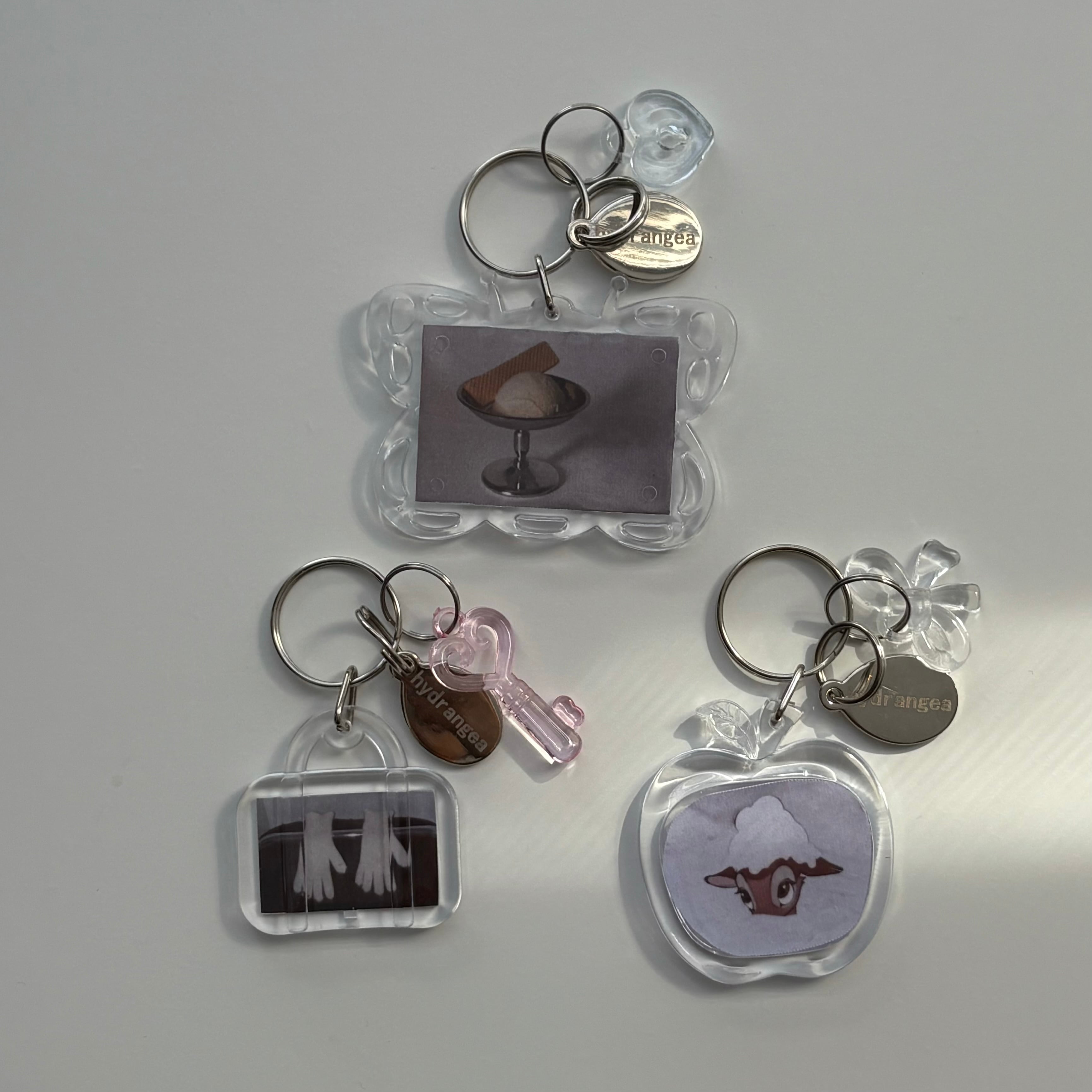 Clear Photo Charm | hydrangea