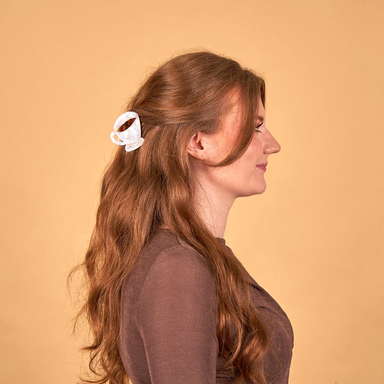 即納» Coucou Suzette Coffee Hair Claw ククシュゼット ヘア