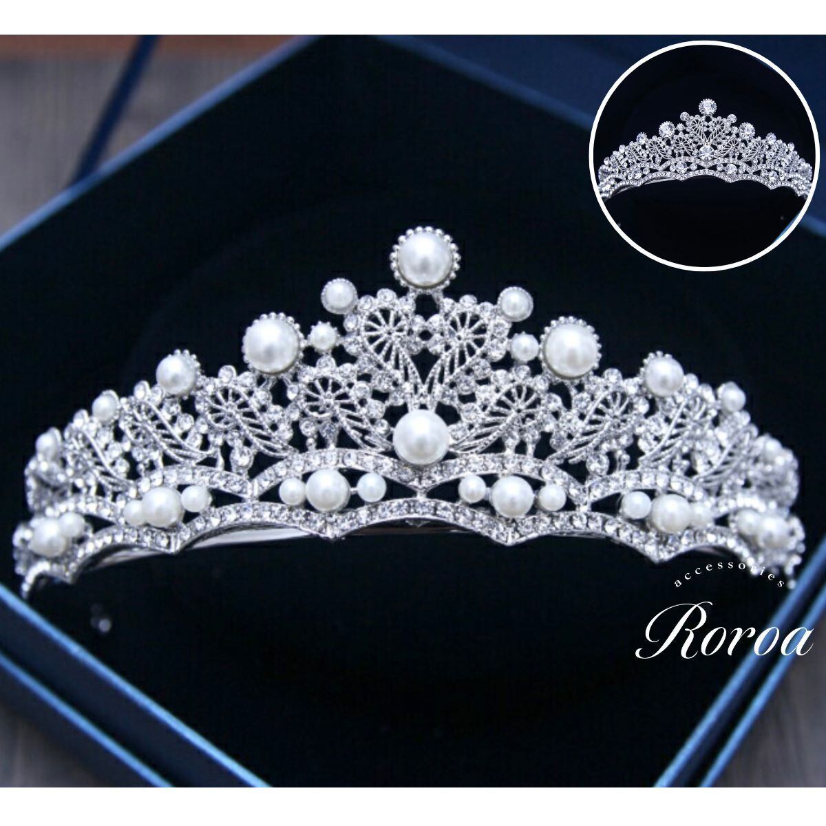 ティアラページ ティアラ ブライダルヘッドドレス (TC015) | Roroa
