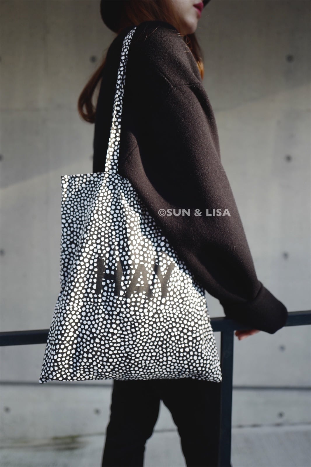 HAY TOTE BAG (DOT) | sunandlisa powered by BASE