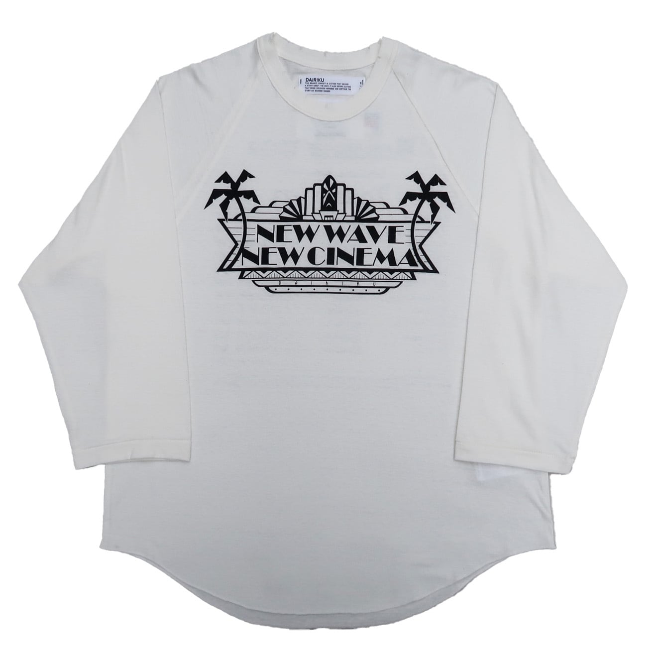 タグ付きですdairiku 23ss new raglan tee