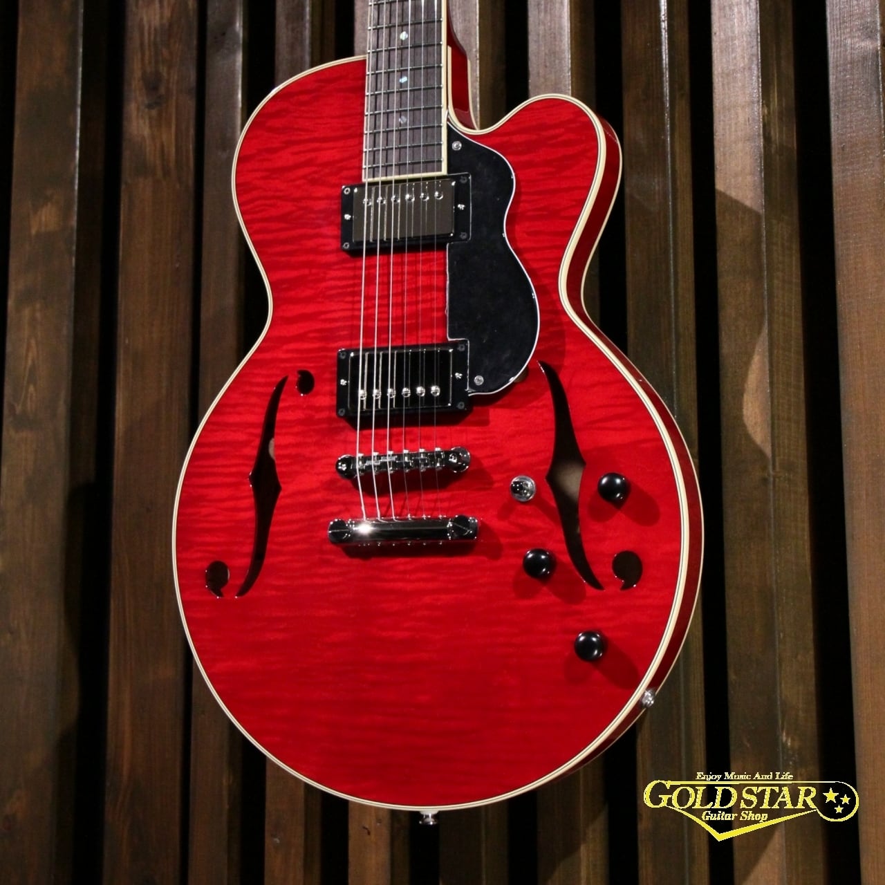 気軽に演奏できるフルアコ】Rozeo / Ladybug SM-C HB (深胴タイプ