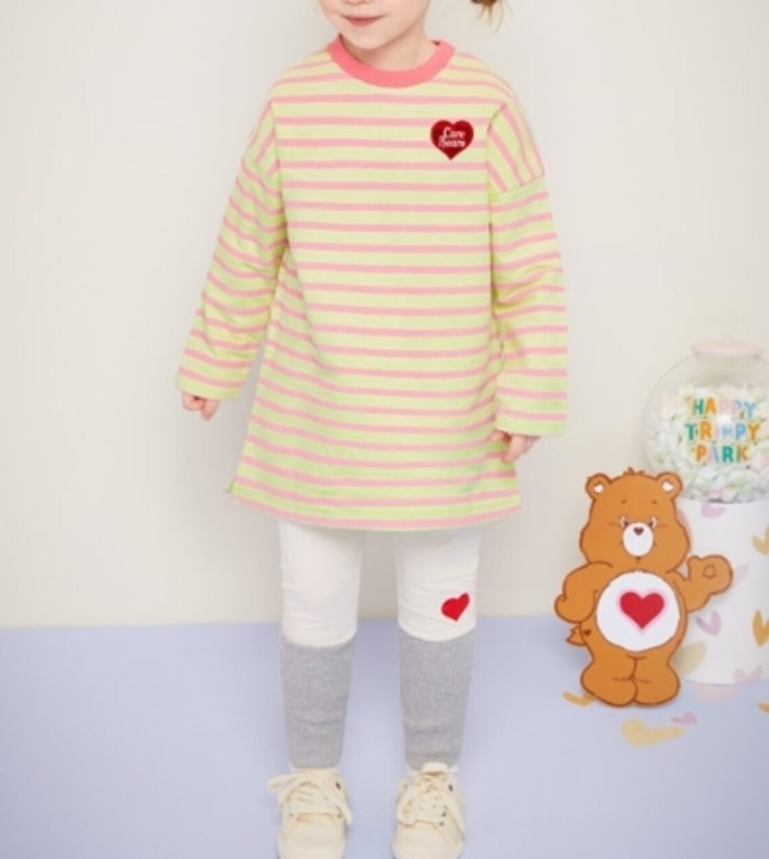 韓国子供服 子供服ブランド JELISPOON トップス パンツ レギンス 上下 