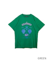 ストロベリースカルプリントベーシックTシャツ (GREEN) CQ-46095