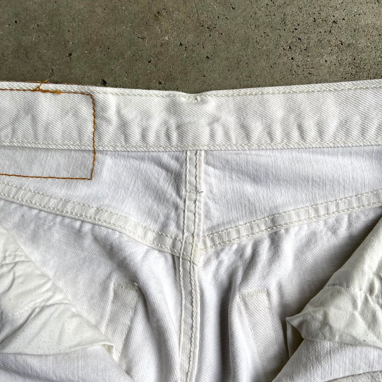 90年代 英国製 Levi's ユーロリーバイス 501 ストレート ホワイト