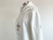 NUMBERX ラインストーン スウェットパーカー "WHITE"