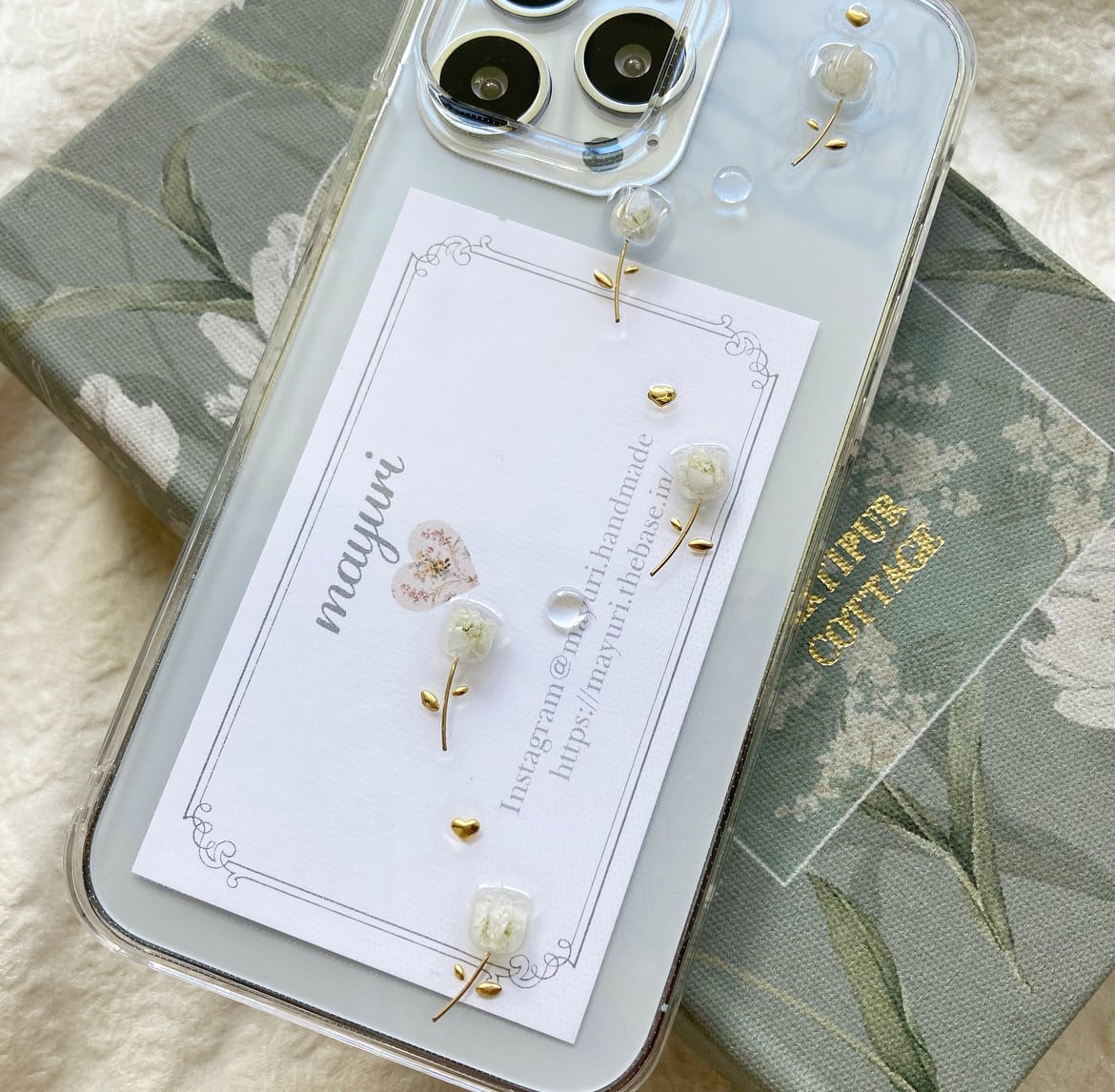 flower×tulip iPhone ケース | mayuri powered by BASE