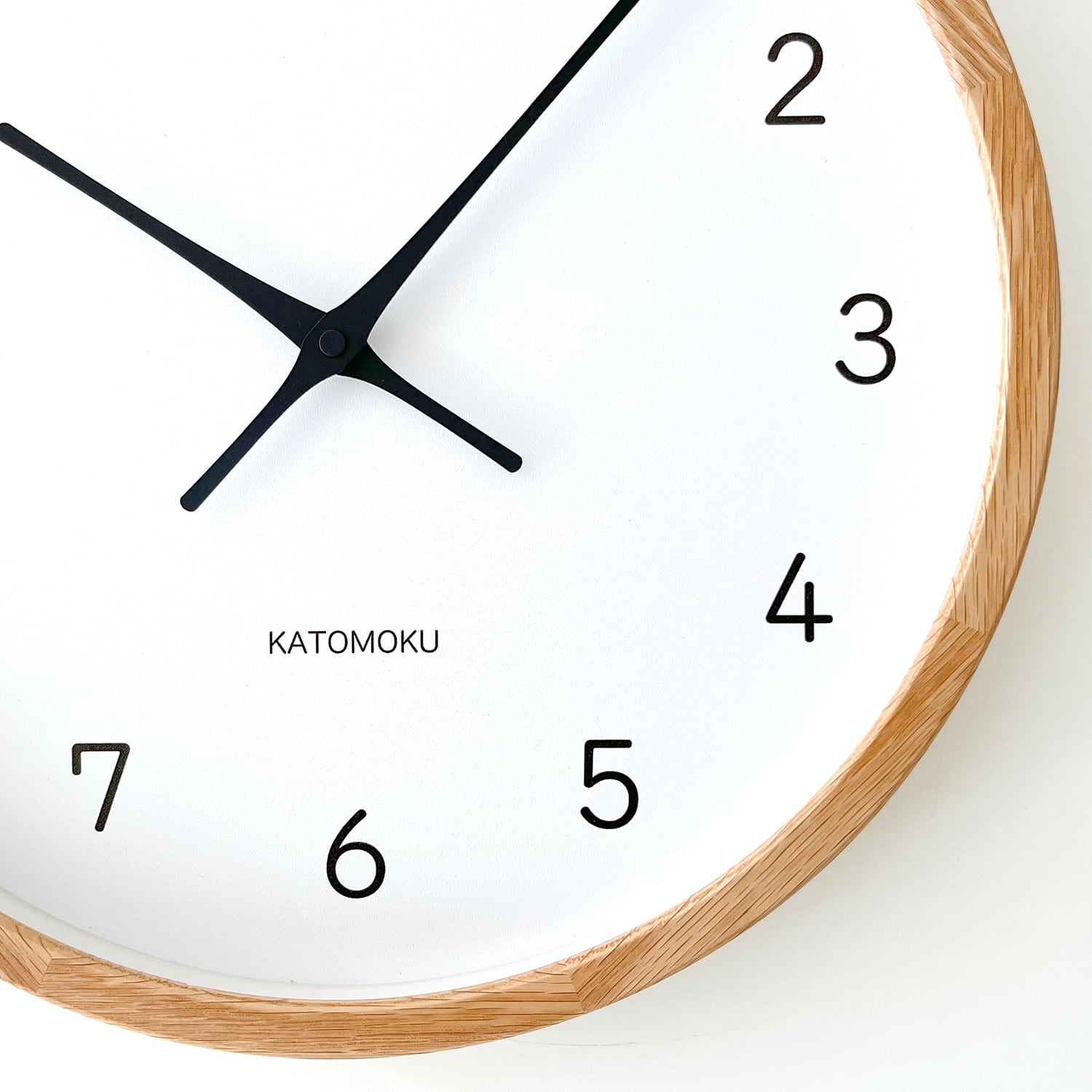 KATOMOKU muku clock 13 LL オーク km-139OA 掛け時計 | 加藤木工株式