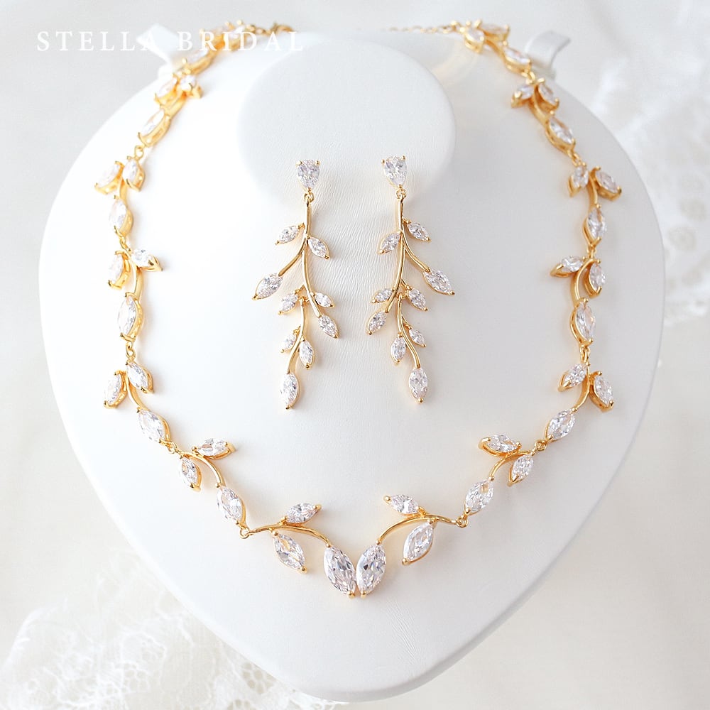 キュービックジルコニア ウェディングジュエリーセット オリヴィア II