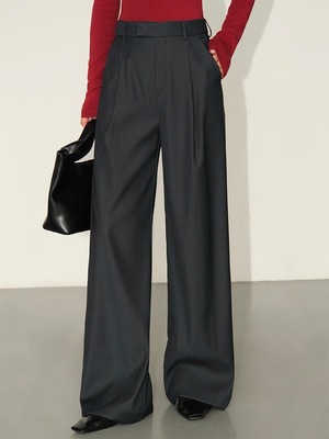 ドレープフィットロングパンツ