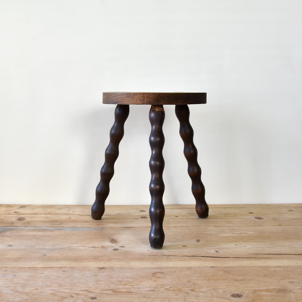 French Stool (3legs) / フレンチ スツール (ミルクスツール) / 2206H
