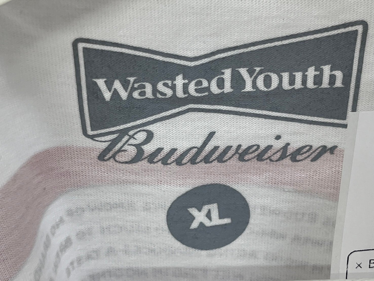 WASTED YOUTH × BUDWEISER TEE WHITE XL 66480 | BRAND BUYERS OSAKA WASTED YOUTH × BUDWEISER TEE WHITE XL 66480 | BRAND BUYERS OSAKA