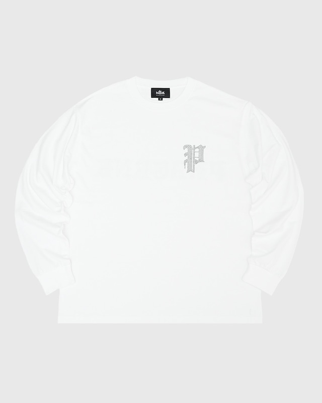 OLD "P" LOGO RHINESTONE L/S TEE